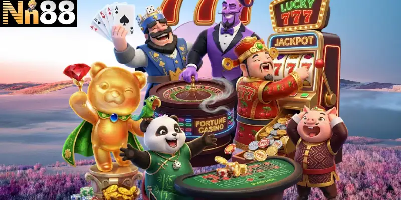 Trò chơi tại nổ hũ NN88 liên tục cập nhật các chủ đề mới lạ từ thần thoại